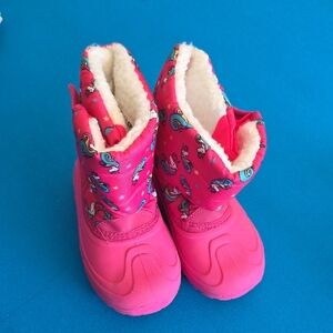 Kids Pink Unicorn Boots